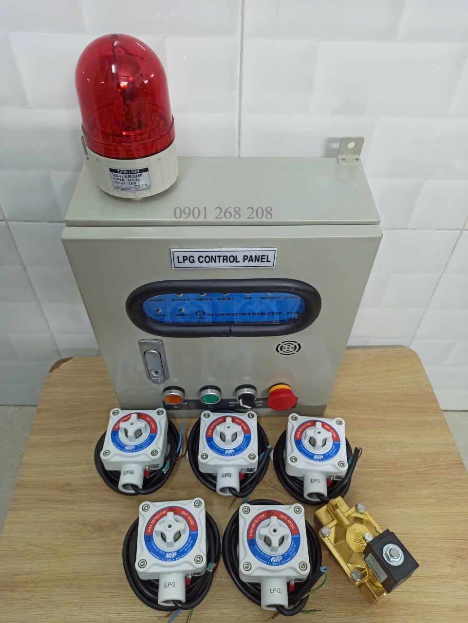 tu bao ro gas 5 kenh dau do phong no Sunghwa SHT-4700